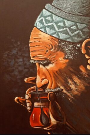 ÇAY İÇEN İHTİYAR